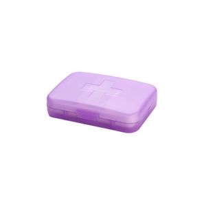 DNFIWN3 Dustproof Travel Pill Case Multi Grids Waterproof Mini Medicine Box Convenient Simple Pill Container Organizer Women