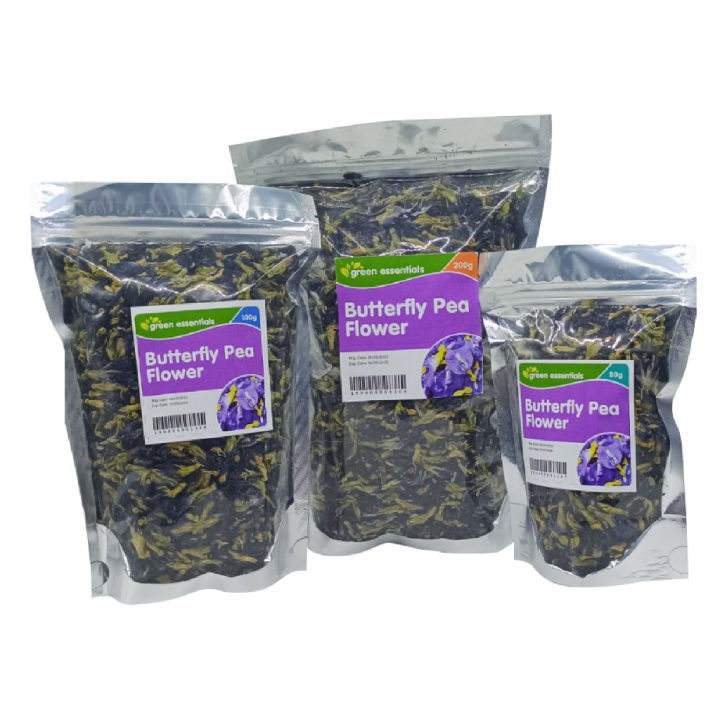 Dried Blue Ternate/ Butterfly Pea Flower Tea 50g/100g/200g | Lazada PH