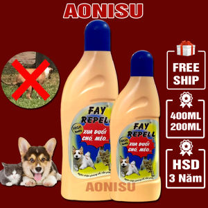 Xịt Đuổi Chó Mèo FAY REPELL TINH DẦU CHÍNH HÃNG - Xịt Ngăn Chó Mèo Phóng Uế Cắn Phá 400ml/200ml Aonisu