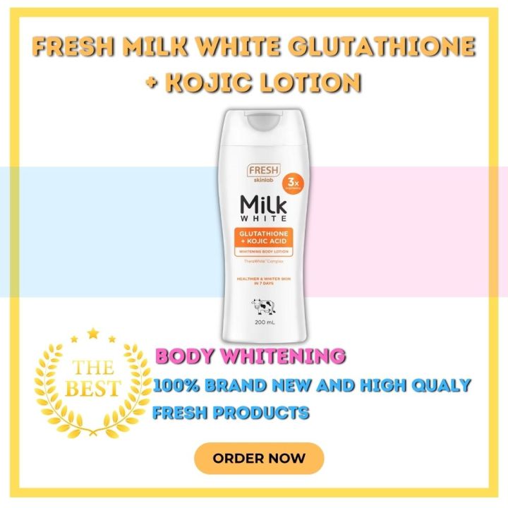 LOTION "Nourishing Body Cream with Milk Extract, Glutathione, and Kojic