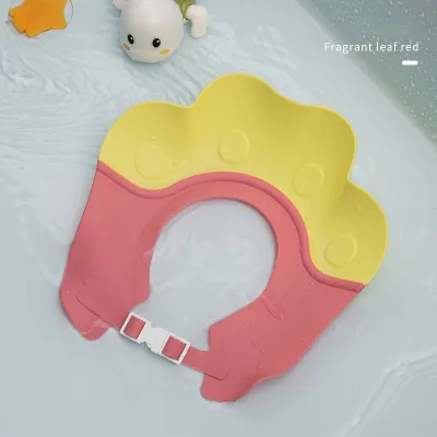 VREN Safe Shampoo Shower Adjustable Bathing 3D Bath Protect Cap Hat for Baby Wash Hair Shield Bebes Children Bathing Shower Cap Hat Kids