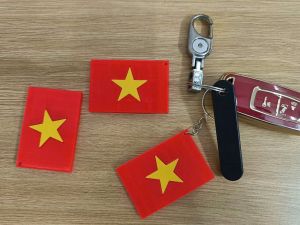 Móc Khóa Cờ Việt Nam Mini – Đẹp Bền Nhẹ