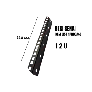 Besi Lis Besi Siku Lubang Raklist Hardcase 16u - 12u | DM