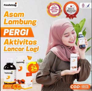 FRESHMAG - 3x Lebih Cepat Atasi Masalah Lambung | Original Madu Herbal Obat Maag Atasi Magh Kronis Gerd Asam & Infeksi Radang