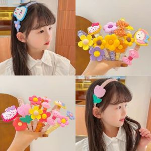 Bờm cài tóc băng đô vải nhún không đau đầu siêu dễ thương cho bé