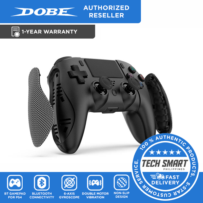 DOBE Wireless Bluetooth Gamepad for PS4 Playstation 4 Controller with  Six-axis Dual-Motor Vibration Function Type-C Usb Plug Cable Local Supplier  Warranty - Lazada