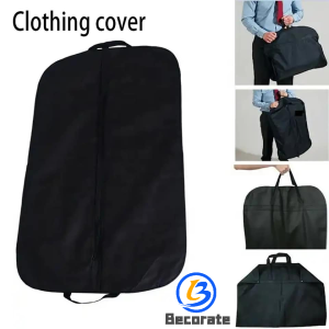 BECORATE 100*60cm Suit Dust Cover Bag Portable Suit Garment Travel Bag Waterproof Black Suit Bags