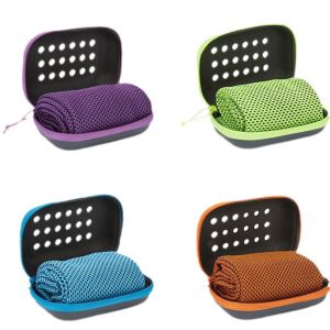 EVA Packaged Ice Cooling Sports Towel Quick Dry Sweat Absorbent Gym Towel for Outdoor Activities