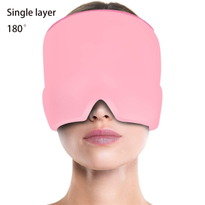 Migraine Relief Cap Gel Reusable Headache Migrain Hat Head Fever Ice Pack Tension Reliever Hot Cold Mask