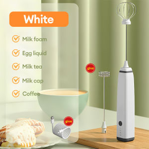 Kitchen Mixer Electric Handheld Egg Beater Milk Frother Matcha Whisk Drink Coffee Mixer Whisk Stirrer Rechargeable