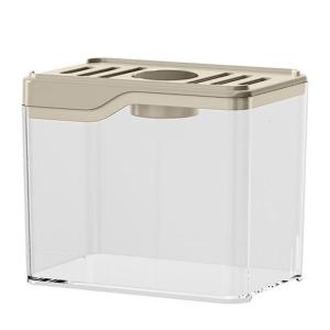 Multifunctional Clear Fish Tanks Desktop Decoration Fish Bowl Room Decoration Features Colorful Led Light