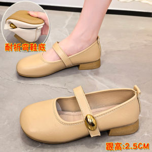 Velcro Soft Sole Flat Retro WomenS Shoes 2026 Spring New Moccasin Flats