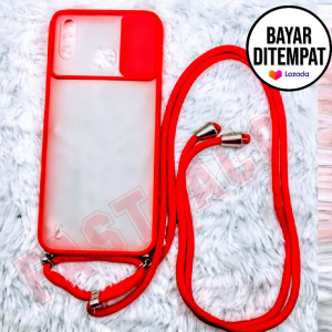 INFINIX SMART 4 CASING SOFT CASE DOVE SLIDING CAMERA PLUS TALI LAYNARD MODEL TERBARU - PGC SHOP