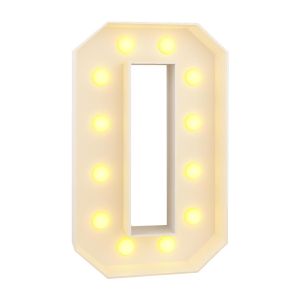 VIVIDI 91cm Bóng đèn LED Số 0-9 Bóng bay phát sáng Hộp Đổ Bóng Bay Thiết kế khảm Số khổng lồ Số đèn marquee phát sáng Trang trí sinh nhật