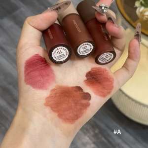New Pinkyfocus Mist veil dusk matte lip glaze 3in1 set