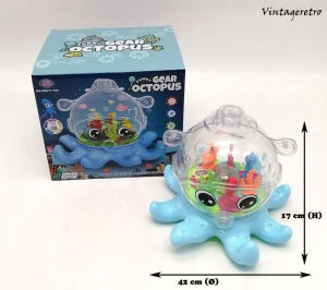 🐙MOVING & LIGHTING & MUSICAL FUNNY OCTOPUS GEAR TOY🐙 ASK55052