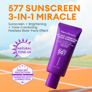 VIBRANT GLAMOUR 577 การแก้ไขจุด Sunscreen SPF50+ PA+++ | การป้องกันจุดมืด | ความสว่าง 50จี