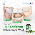 FIT Thái Minh - Hỗ trợ giảm béo và giảm tích tụ mỡ - Hộp 120 viên - Tặng thêm Tảo xoắn Spirulina Thái Minh. 