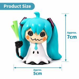 Q Version Hatsune Miku Anime Action Figure Scallions Statue Pvc Desktop Model Ornament Collectible Surprise Fan Gifts