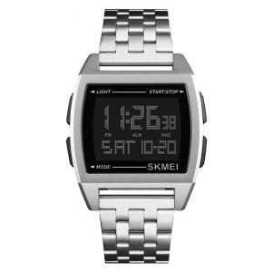 Jam Tangan SKMEI PulseEdge Pria Digital Stainless Baja Tahan Air
