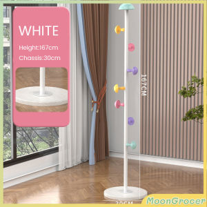M.G.【Ready in Stock】 Coat Rack Metal Clothes Rack Cute Mushroom Colourful Hanger Multiple Hook Bedroom Drying Rack