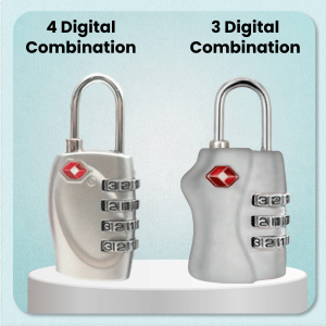 HH TSA Digits Travel Luggage Number Password Small Pad Lock Kunji Mangga Almari Locker Box Laci Homestay Airbnb 行李箱密碼鎖