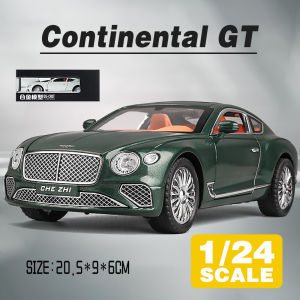 LEO 1:24 Bentley Continental GT Metal Diecast Alloy Toy Car Model Trucks For Kids Toys Vehicles Hobbies Collectio