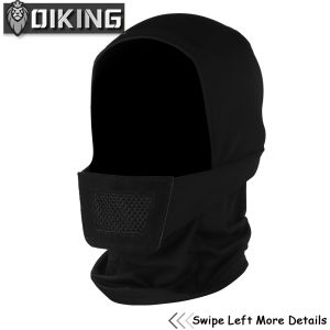 Oiking Tactical Mouth Guard Knight Headgear Breathable Soft Pad Mesh for Outdoor Wargame Hunting Protection Accessories