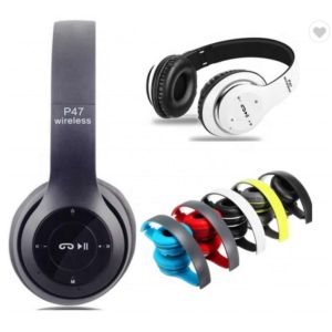 หูฟังบลูทูธ หูฟังไร้สาย Headphone รุ่น P47 สินค้าของแท้100% เสียงเบสแน่น​ (คละสี) สวมใส่สบาย ไม่ปวดหู พกพาได้สะดวก เสียงดี  แข็งแรง ทนทาน ออกกำลง