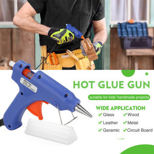 【🇲🇾Stock 】20W Glue Gun Pistol Gam Electric Hot Melt Glue Gun Electric Glue Hot Melt Sticks With Adhesive  熱熔膠槍
