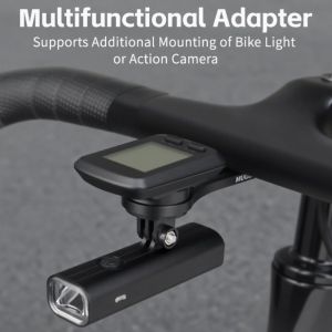 GONGL Aluminum Alloy Bike Code Table Holder Three Bases Expansion Slot Multifunctional Mount Adapter Bike Accessories Universal Computer Extension Bracket for Bryton Base Accessories