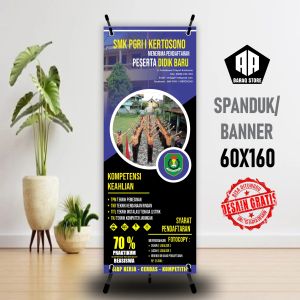 "Cetak Spanduk Banner PPDB LENGKAP Bisa Request
