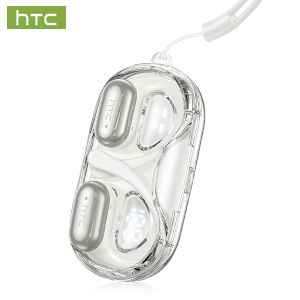【Quà tặng miễn phí】HTC NE37 Tai nghe dịch AI Tai nghe Bluetooth không dây thực sự V6.0 OWS Tai nghe mở Tai nghe TWS Chống bụi và nước IPX5