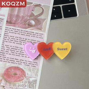 [COD] KOQZM KITCHEN Sweet Cute Dog Hairpin Cartoon Duckbill Clip Heart Star Acrylic Bangs Hair Clip Broken Hair Clip All-match Hair Accessories