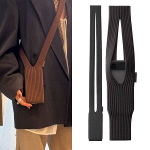 Knitted Crossbody Phone Bag Style Compact & Stylish Design Soft Knit Phone Case Bag for All Phones Daily Use 80cm