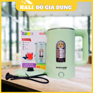 XẢ KHO Ấm Siêu Tốc 2.5L Đun Sôi Siêu Nhanh - Ấm Siêu Tốc 2 Lớp Cách Nhiệt An Toàn Ấm Điện Đế Tách Rời - Ấm Điện