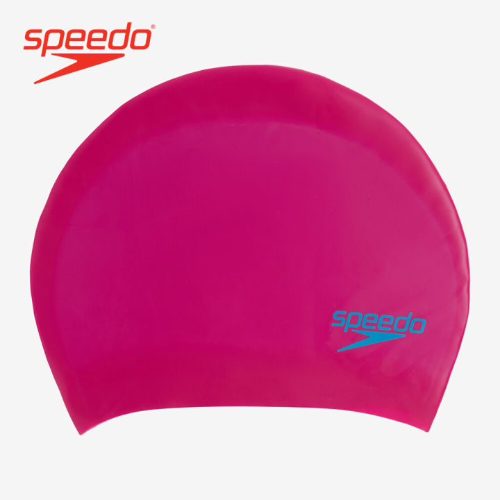 Speedo Kids Boy & Girl Swim Caps Long Hair - Pink - 8-12809F953