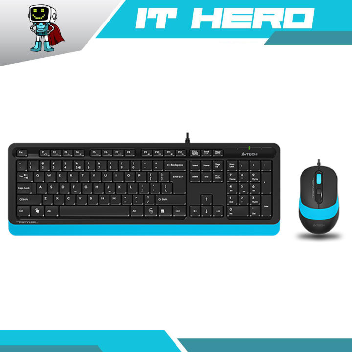 A4Tech Fstyler F1010 Keyboard Mouse Combo USB Set Lazada PH