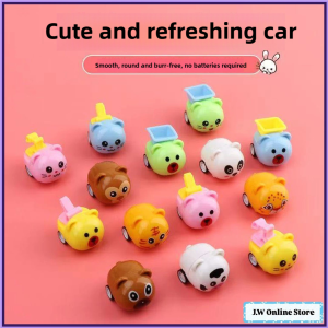 Cute and funny expression pull-back car mixed style