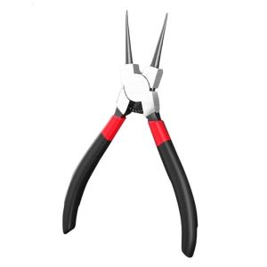 5inch Jewelry Making Pliers Circlip Pliers Bent Nose Pliers Wire Cutters for Wire Wrapping Earring Craft Making Supplies