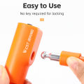 Tây đi xe đạp nhiều màu khóa xe đạp thép cáp PVC khóa MTB xe đạp đường trường xe máy chống trộm khóa dây xách tay Khóa xe đạp với 2 Phím Phụ Kiện Xe Đạp. 