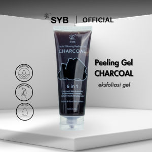 SYB Facial Glowing Peeling Gel Aloe Vera / With Milk & Snail / Charcoal - Eksfoliasi Gel