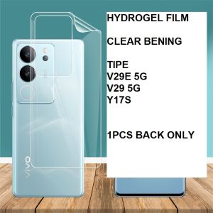 JELLY BACK CLEAR VIVO V29E 5G V29 5G Y29 Y19S Y19S GT Y19S PRO Y17S V29 PRO ANTI GORES BELAKANG BENING HYDROGEL ANTI JAMUR SKIN GARSKIN