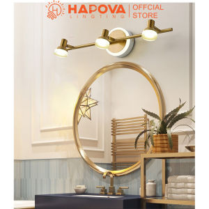 Đèn soi tranh chiếu tranh 5 quả mạ vàng HAPOVA BADAS 7412/5