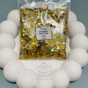 Chunky Glitter Butiran Besar 20gr 20 GR Gliter Teksir Kasar Holo Campur Accessories Hologram Aksesoris Taburan Hiasan Hias Nail Art