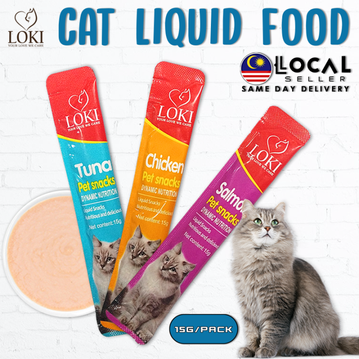 Cat hot sale liquid food