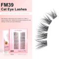 Kelompok Bulu Mata, Sambungan Bulu Mata Berkelompok Kelompok Bulu Mata, Bulu Mata Individu Mata Kucing Asli 120 Kelompok Bulu Mata C Lentik, Jalur Nipis Super Lembut 10-14mm  Plus(39C-Plus). 
