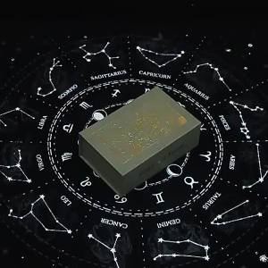FCF Gold Foil Tarot Cards tarot Color-printed tarot cards PVC Waterproof Tarot Card Instruction Book Board Game Tablecloth