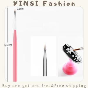 YINSI Nail Brush For Manicure Gel Brush For Nail Art 15Pcs/Set Nail Brush Gel Brush