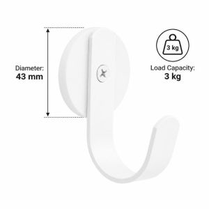 LETIGO Metal ic Hook Anti-scratch Strong ic Flower Wreath Hook High Quality Heavy Duty ic Hanging Hook Refrigerator